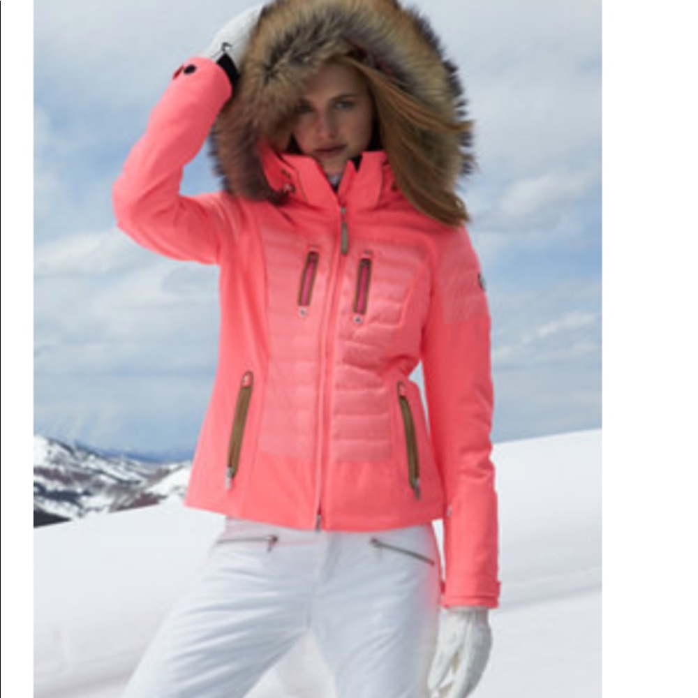 Bogner Ski Jacket (NICA-DT) neon pink